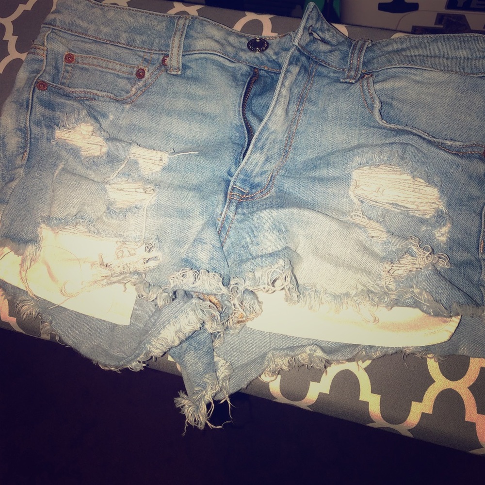 American eagle hi-rise festival shorts